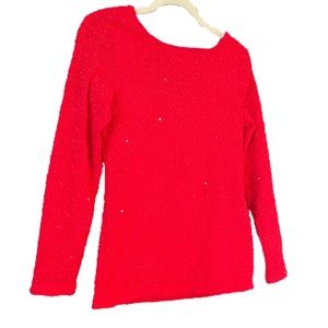Women’s Sweater with Sequin and Back Detail